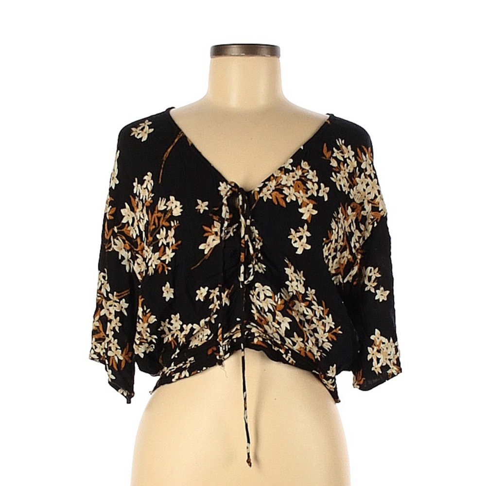 Amuse Society Short Sleeve Blouse